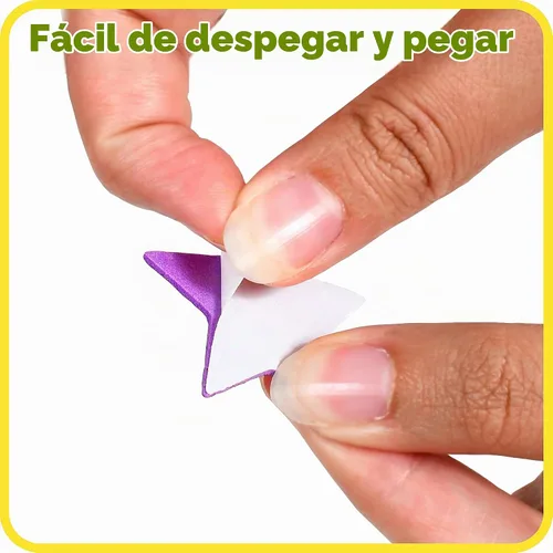 Vista 3 de READY 2 LEARN Pegatinas de espuma con purpurina, estrellas multicolores