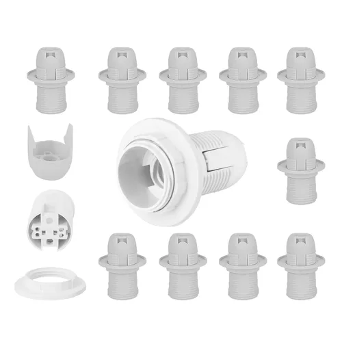 Vista 11 de 6 unids por paquete E14 LED bombilla portalámparas retenedor anillos y adaptador de repuesto Candelabro Candelabro lámpara zócalo