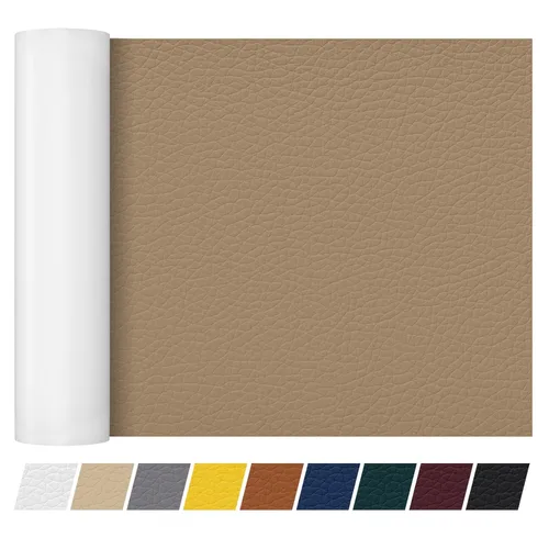 Vista 56 de Cinta de parche de reparación de cuero de 4 x 60 pulgadas, cinta autoadhesiva fuerte para muebles, sofás, sillones, asientos de automóvil, armarios