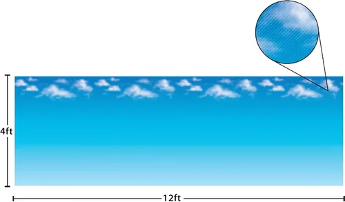 Vista 6 de Teacher Created Resources Nubes mejor que el papel 77367 - Rollo de tablón de anuncios