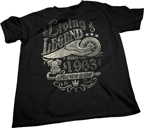 Vista 4 de Camisa de regalo de cumpleaños número 60 para hombre, leyenda viva 1963 Legends Never Die, regalo de cumpleaños 60