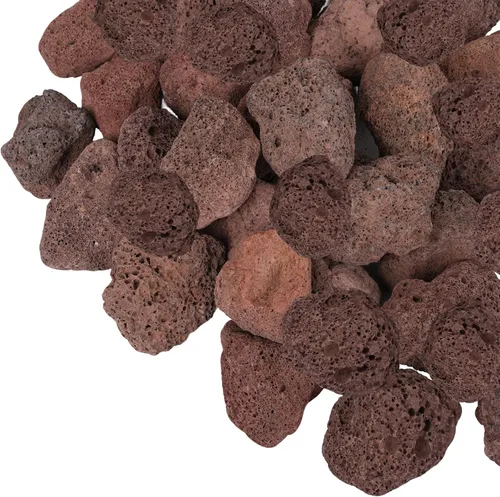 Vista 11 de GASPRO Pequeñas rocas de lava para hoguera, 10 libras, 0.2-0.5 pulgadas Negro