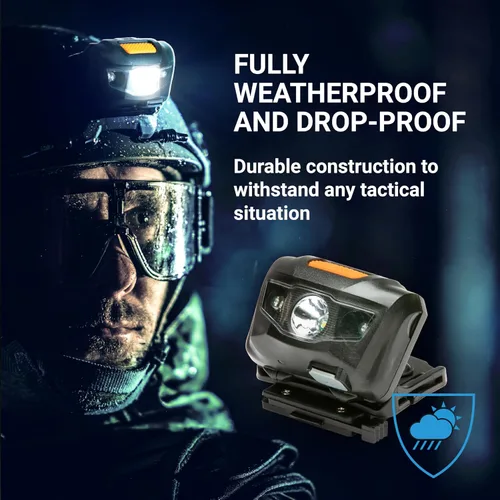 Vista 4 de Life Mounts LED Tactical Helmet NVG Shroud Mounted Light Verde LED