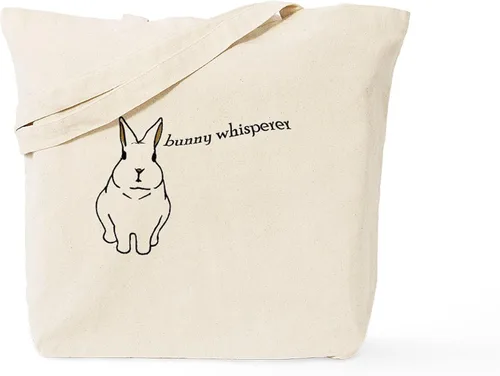 Vista 18 de CafePress Lop Eared Bunny - Bolsa de lona reutilizable beige, Caqui, S