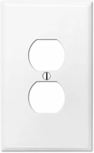 Vista 7 de Placa grande para interruptor de 1 banda, cubierta para caja eléctrica no utilizada, placa de pared en blanco de gran tamaño, placa de pared