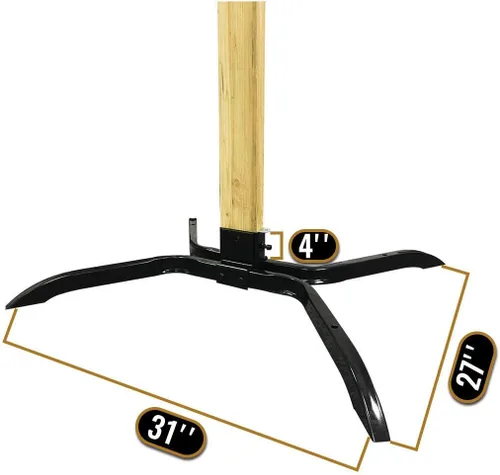 Vista 6 de Sistema de Soporte para Blancos Highwild - Blanco de Acero AR500 con Kit de Montaje 2x4