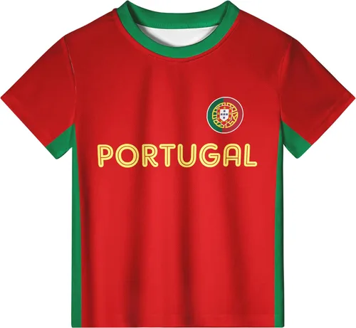 Vista 2 de Soccer Jerseys for Kids Boys Football Jerseys Youths Training Athletic for 6-12 Years