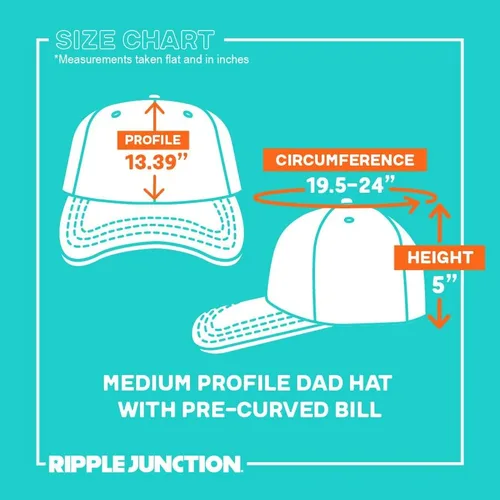 Vista 5 de Ripple Junction Naruto Shippuden - Gorro ajustable para adulto, diseño de anime para papá, con licencia