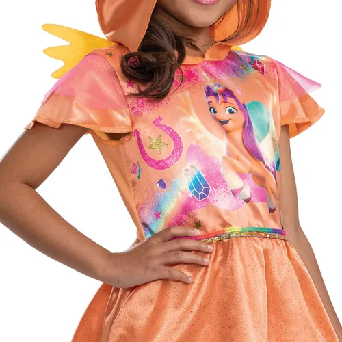 Vista 4 de Disguise Sunny Alicorn Costume, Official My Little Pony Costume Dress for Kids