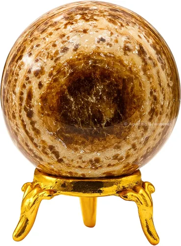 Vista 82 de Amazing Gemstone Bola de cristal de Amazonita con soporte, bolas de meditación de esfera de cristal de 2 pulgadas para brujería y bolas decorativas
