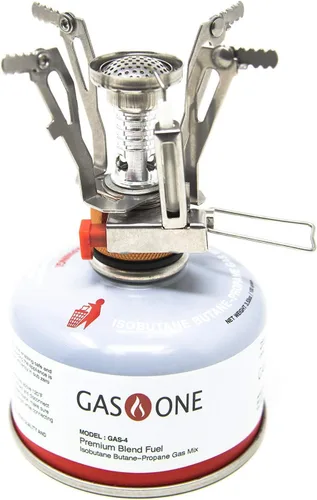 Vista 4 de GasOne - Recipiente de combustible de isobutano para camping, 3.53 oz (paquete de 2)