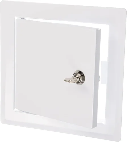 Vista 75 de Panel de acceso de aluminio para paneles de yeso de 6 x 6 pulgadas, puerta del eje de servicio, plomería, electricidad, calefacción, escotilla