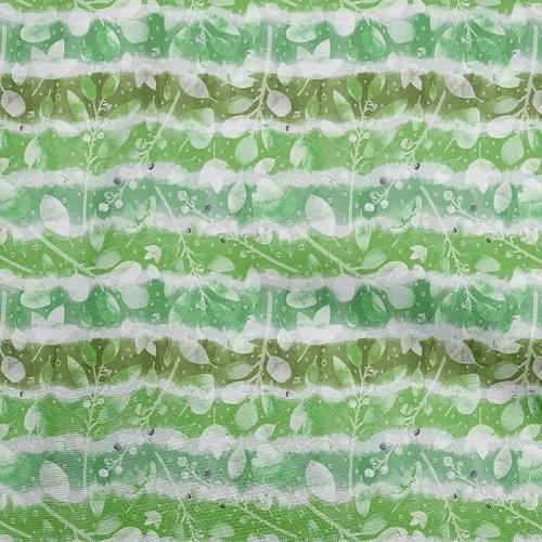 Vista 12 de oneOone The Yard - Tela de algodón flexible de color beige con estampado floral, 40 pulgadas de ancho