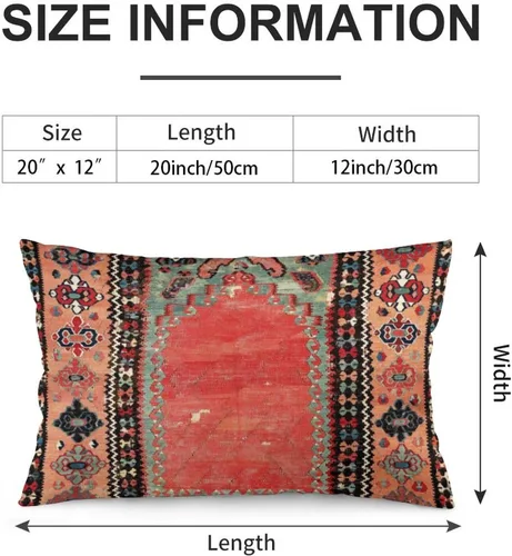 Vista 2 de Sivas - Fundas de almohada decorativas de terciopelo suave para decoración del hogar, sala de estar, cama, sofá y automóvil de 12 x 20 pulgadas