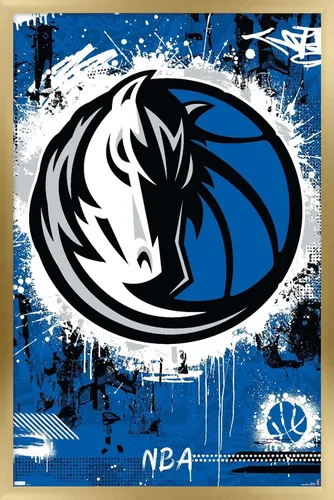 Vista 17 de Trends International NBA Dallas Mavericks - Póster de pared con logotipo Maximalist 23