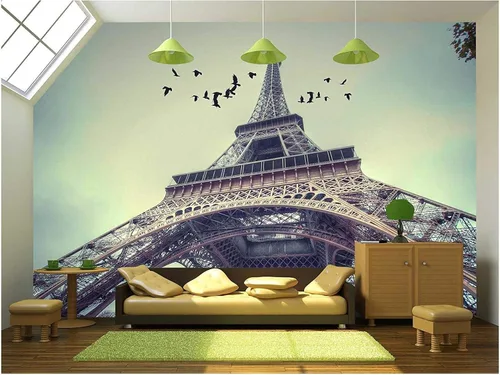 Vista 27 de Wall26 - Papel pintado autoadhesivo para pared, WMR-WP-X-DA51-66x24x4