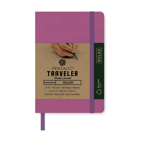 Vista 3 de Cuaderno de bocetos Travelers Dot Grid Pentalic Art, libre de ácidos