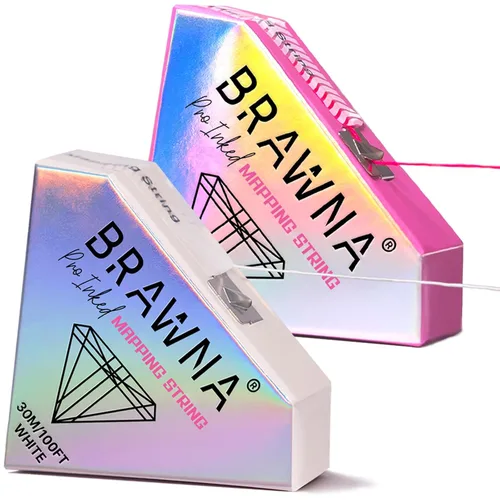 Vista 24 de BRAWNA PMU Supplies - Cuerda de mapeo preentintada para microblading y microsombreado de cejas - Cuerda de microblading premium - Herramienta