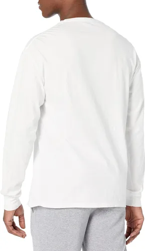 Vista 2 de Hanes Camiseta teñida de ropa de manga larga Original, camisetas 100% algodón para hombres