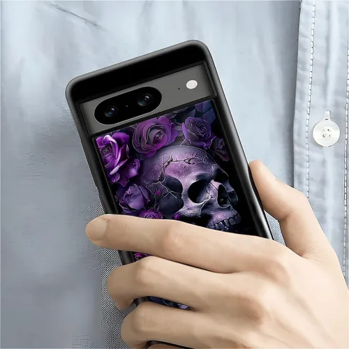 Vista 524 de Compatible con Google Pixel 4A 5G Mobile Case Creative Acrylic Panel trasero Silicona Protección Grip especialmente diseñado para Google Pixel 4A 5G