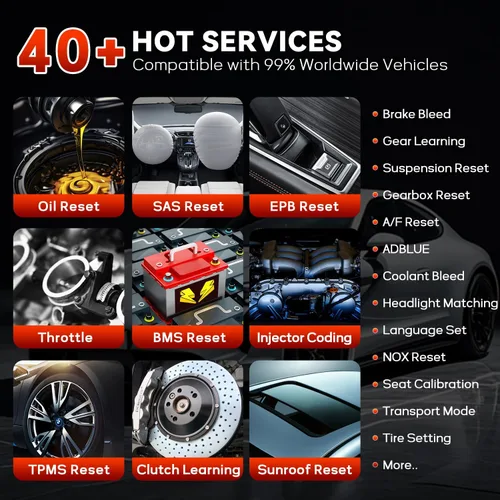 Vista 7 de Autel MaxiPRO MP900TS Escáner Actualización de MS906 PRO MS906TS MP900BT MK900-TS Herramienta de Programación y Diagnóstico de TPMS Igual que MS906