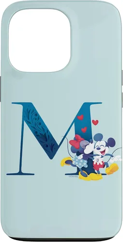 Vista 10 de iPhone 11 Pro Max Disney Alphabet Monogram Letter M para Funda de Mickey y Minnie Mouse