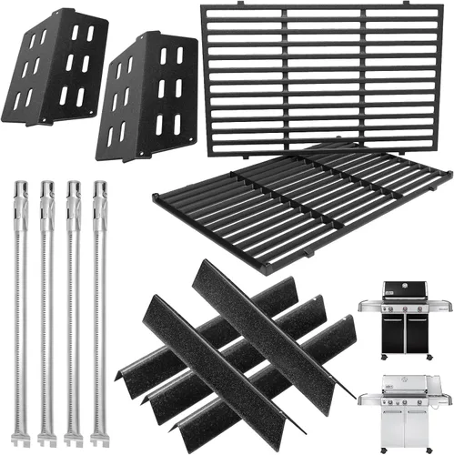 Vista 12 de Kit de Piezas de Parrilla para Weber Genesis 300 310 330 Piezas de Parrilla para Weber Genesis E330 E310 S310 S330 EP330 EP310 S320 E320 Piezas