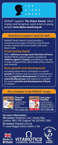 Vista 5 de Wellkid por Vitabiotics Líquido Multivitamínico 5.1 fl oz