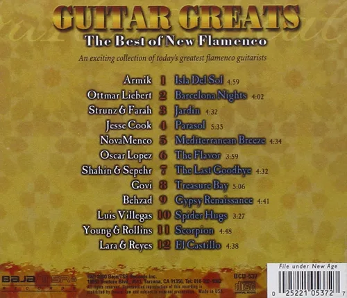 Vista 2 de Guitar Greats The Best Of New Flamenco