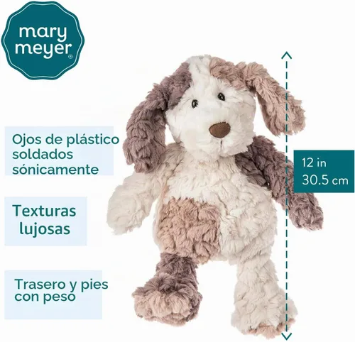 Vista 3 de Mary Meyer Peluche Animal de Juguete Suave Putty, 12 Pulgadas, Cooper Pup