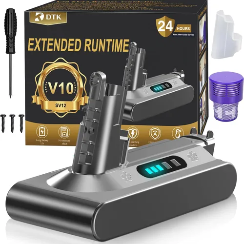 Vista 10 de DTK Reemplazo profesional de 21.6V SV11 para batería Dyson V7