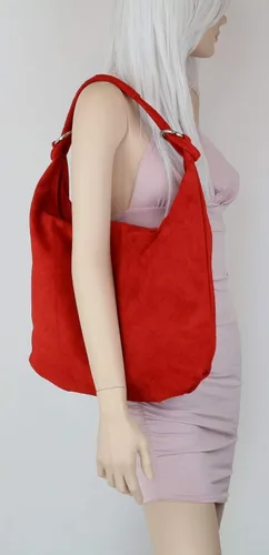 Vista 5 de Hobo - Bolso de hombro de gamuza italiana