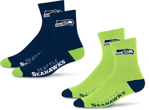 Vista 6 de For Bare Feet Calcetines quarter NFL unisex para adultos