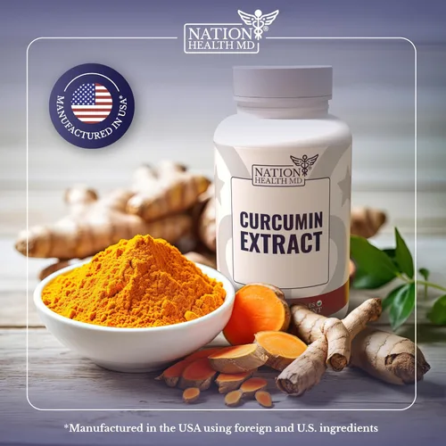 Vista 3 de Extracto de curcumina – Suplemento de cúrcuma – Cúrcuma de alta absorción para apoyo a la salud inmune y salud de las articulaciones – Curcuminoides