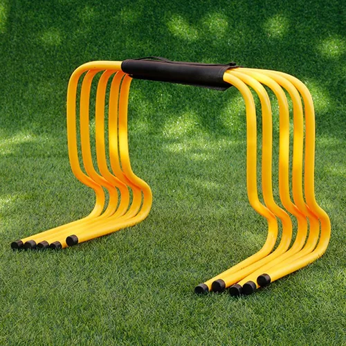Vista 12 de YXXSDP Juego de 5 obstáculos para entrenamiento de velocidad de agilidad, salto de atletas y entrenamiento de velocidad, equipo de fitness