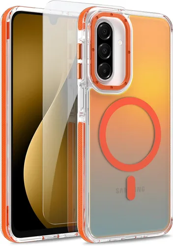 Vista 100 de Funda magnética para Google Pixel 10 Pro XL [compatible con Magsafe] [bonito diseño fluorescente de moda] a prueba de golpes, delgada, translúcida