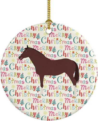 Vista 47 de Caroline's Treasures Adorno de cerámica de avestruz común para árbol de Navidad, decoración colgante para el hogar, Navidad, vacaciones, fiesta
