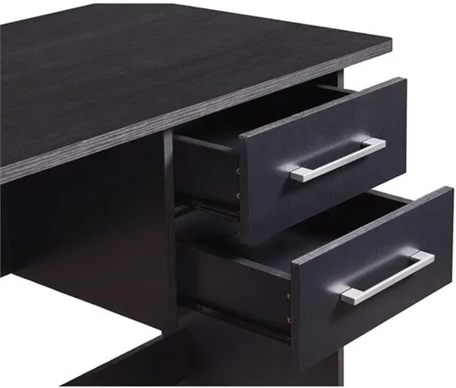 Vista 6 de Hodedah Importar HI425 Mesa de escritura de importación negra