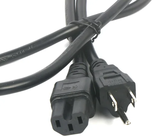 Vista 5 de Pieza de repuesto de cable de alimentación de 3 clavijas adecuada para cable percolador Farberware, cable eléctrico para olla a presión eléctrica