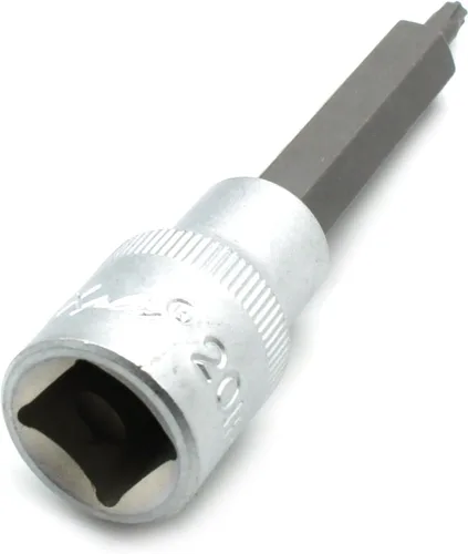 Vista 3 de TEMO Torx Plus 20IP 4 pulgadas de largo Bit Socket 1/2 pulgada Square Drive Auto Repair Impact Ready Tool