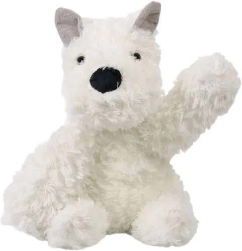 Vista 4 de Adorable juguete de peluche para perro West Highland White Terrier - Juguete de peluche suave de 8.6 pulgadas, el mejor amigo de los niños