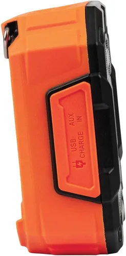 Vista 11 de KLEIN TOOLS AEPJS3 - Altavoz Bluetooth para el lugar de trabajo con imán y gancho, 20 horas de tiempo de funcionamiento, carga a través de USB A