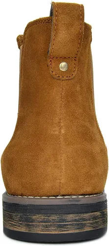 Vista 5 de Bruno Marc Botines Chelsea de piel de ante para hombre