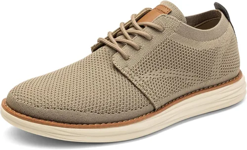 Vista 12 de Bruno Marc Zapatillas de malla para hombre Oxfords ligeras Albaricoque