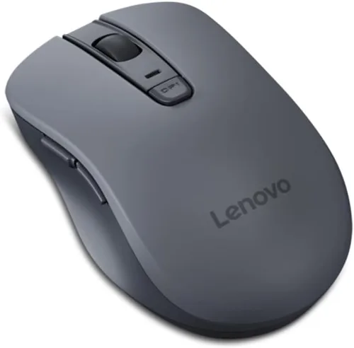 Vista 9 de Lenovo WL310 Ratón silencioso Bluetooth, ergonómico, DPI ajustable, clics silenciosos, Bluetooth 5.0, portátil para Windows, Mac y Chromebook, gris