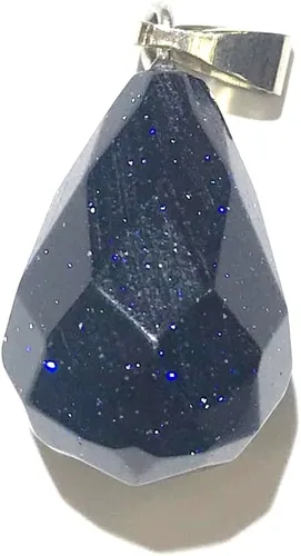 Vista 8 de LE SKY 12 colgantes de piedra natural, forma de gota de agua grasa, piedra de ágata de cristal reiki facetada para hacer joyas y collares, Piedra
