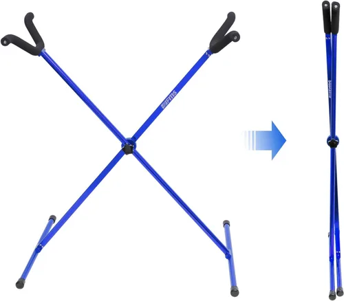Vista 4 de Soporte de avión FMS Rc Modelo Avión X Display Rc Plane Stand/Holder V2 Rc Plane Work Stand- Azul