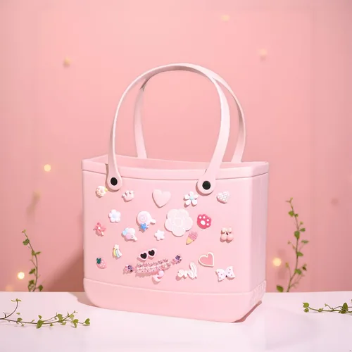 Vista 25 de Mon Caramel Resina Bolsa de Playa Accesorios Encantos,Resina Playa Totes Accesorios Insertos,Daisy Flower Bag Charms