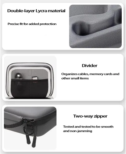 Vista 8 de Funda para Osmo Mobile 7P, bolsa de almacenamiento portátil con correa para el hombro para Dji Osmo Mobile 7/7P Gimbal Stabilizer Travel Carrying