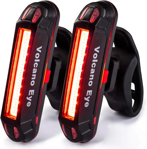 Vista 8 de Bike Tail Light, USB Rechargeable LED Safety Light for Bicycle, Ultra Bright Waterproof Cycling Rear Taillight, Red/White/Blue 7 Light Modes Fits on